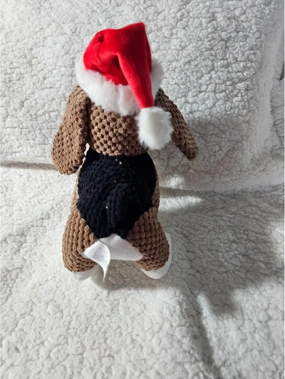 Giftable World Christmas Dog Plush Crinkle Squeak Toy So Cute 9
